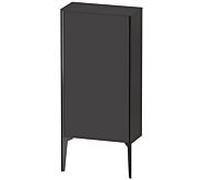 XViu Duravit haute XV1306RB280 50x24x89cm, noir mat, porte à droite, graphite supermatt