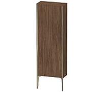 XViu Duravit haute XV1316LB121 50x24x133cm, champagne mat, porte à gauche, noyer foncé
