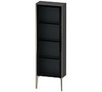 XViu Duravit haute XV1366LB149 50x24x133cm, porte vitrée, champagne mat, porte à gauche, graphite mat