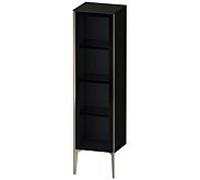 XViu Duravit haute XV1367RB116 40x36x133cm, porte vitrée, champagne mat, porte à droite, Eiche schwarz