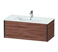 XViu Duravit vasque XV40270B279 101 x 40 x 48 cm, 2000 naturel, coulissant match1, suspendu, noir mat
