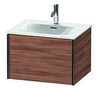 Duravit Meuble sous-vasque XViu XV40320B279 61 x 39,7 x 48 cm, 2000 naturel, coulissant match1, noir mat