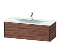 Duravit Meuble sous-vasque XViu XV40360B279 121 x 39,7 x 48 cm, 2000 naturel, coulissant match1, noir mat