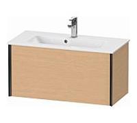 Duravit Meuble sous-vasque XViu XV40790B212 81 x 40 x 39 cm, 2000 brossé, coulissant match1, suspendu, noir mat