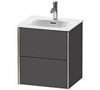 XViu Duravit vasque XV41310B149 51x42x55.7cm, 2 tiroirs, champagne mat, graphite mat