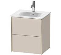 Duravit Meuble sous-vasque XViu XV41310B191 51x42x55.7cm, 2 tiroirs, champagne mat, taupe mat