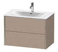 XViu Duravit vasque XV41340B175 81 x 55,7 x 48 cm, lin, 2 tiroirs, champagne mat
