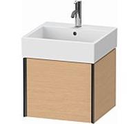 XViu Duravit vasque XV42330B212 48,4 x 39,7 x 45,4 cm, 2000 brossé, coulissant match1, noir mat