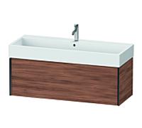 XViu Duravit vasque XV42380B279 118,4 x 39,7 x 45,4 cm, 2000 naturel, coulissant match1, noir mat