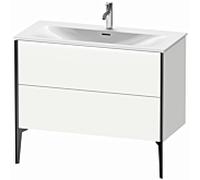 XViu Duravit vasque XV43030B218 101 x 59, 2000 x 48 cm, match1 mat, 2 blanc
