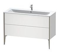 XViu Duravit vasque XV44840B118 121 x 59,4 x 48 cm, blanc , debout, champagne mat