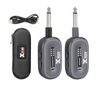XVIVE A58 - Système numérique sans fil pour guitare et basse électriques acoustiques, transmission sur bande 5,8 GHz - Jusqu'à 5 heures d'autonomie, étui et double câble USB de chargement inclus