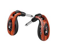 Xvive U2 Wireless Digital Transmitter/Receiver System for Guitar, Bass and Other Instruments, Rechargeable, 2.4 GHz Redwood
