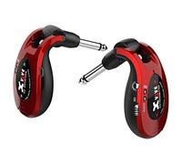Xvive Système sans fil numérique U2 pour guitare et basse, rechargeable 2.4 GHz Rosso Metallizzato