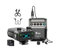 Xvive U5 Système de microphone sans fil 2,4 GHz double canal pour appareil photo reflex numérique, caméscope, enregistreur, smartphone pour l'enregistrement de YouTube TikTok