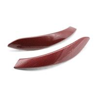 XVMKFCF poignée de porte intérieure Couvercle De Poignée De Porte De Voiture Compatible Avec BMW Série 3 Série 4 F30 F31 F32 F33 F34 F35 F36 F80 2013 2014 2015 2016 2017 2018(Red Carbon 2PCS)