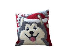 XvvwEndlessx Kit De Crochet À Loquet En Forme De Pour Adultes Débutants-Animal Kit De Coussin Pré-Imprimé En Maille Pour Décoration De Maison,Canapé,43 X 43Cm,Cadeau À Faire Soi-Même