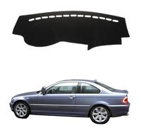 XVWTJZIA Convient pour BMW Série 3 E46 1998 1999 2000 2001 2002 2003 2004 2005 LHD RHD Protection de tableau de bord avec pare-soleil antidérapant Fonction d'accessoires décoratifs