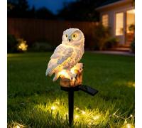 XVZ Lampes Solaires pour Jardin, Hibou - Figurines solaires - Décoration de jardin pour pelouse, terrasse, cour, balcon - Hibou
