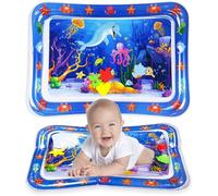 XVZ Tapis d'eau pour bébé - Tapis eau bebe Eveil sans BPA - Idéal Tapis Jeux Bebe pour nouveau-nés, Tummy Time Toys pour bébés de plus de 3 mois - Delphine(66cm x 50cm)