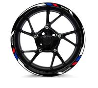 XWDPDNHHD Autocollant Réfléchissant Jante Moto, Moyeu Roue, Bande Adhésive Réfléchissante pour B&MW R1250RS F900R/XR F800R S1000XR/RR/R R Nine T R1200R G310R Autocollants Bord de Jante(Couleur 2)