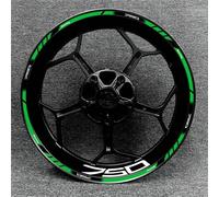 XWDPDNHHD Autocollant Réfléchissant pour Jante De Moto pour K&awasaki Z750 Z750 Stripe Stickers Decals Rim Stripe Tape Autocollants Bord de Jante(Couleur 1)