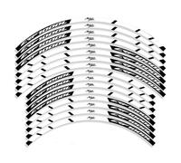 XWDPDNHHD Autocollants Jantes Autocollant De Roue Intérieur du Moyeu, Accessoires De Moto, Bande Réfléchissante De Jante, pour H&Onda CRF1000L Africa Twin Crf 1000 L(Blanc)