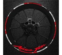 XWDPDNHHD Autocollants Moyeu Roue Moto pour H&Onda CRF1100L Africa Twin Autocollants Décoratifs Jante Autocollants Réfléchissants Bande Bande Jante Autocollants Bord de Jante(Couleur 1)