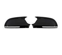 XWDPDNHHD Boîtiers De Rétroviseur Extérieur Pour Q3 SQ3 2012-2015 Coques De Rétroviseurs Extérieurs Noir Brillant, Aspect Carbone Amélioré Rétroviseur Boîtiers(Noir brillant)