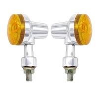 XWDPDNHHD Clignotants Clignotant Moto Clignotant Lampe pour Suzuki GN125 Cafe Racer Lampe 2 Pièces Super Lumineux Clignotant Lumières Accessoires Kit