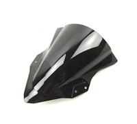 XWDPDNHHD Déflecteurs De Pare-Brise Moto pour pour Ninja250 pour Ninja400 pour EX400 2018-2023 Carénage, Déflecteur De Vent Pare-Brise De Vent(Noir)