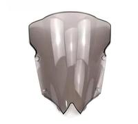 XWDPDNHHD Déflecteurs De Pare-Brise Moto pour YZF-R6 YZF600 2008-2016 Extension De Pare-Brise Double Bulle, Déflecteur d'air Pare-Brise De Vent(Fumée)