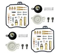 XWDPDNHHD Kit De Réparation Carburateur Moto pour Yamaha V-Star Dragstar XVS650 Kits Diaphragme À Vide Piston en Caoutchouc Réparation Carburateur(Set 7)