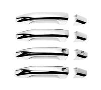 XWDPDNHHD Pièces De Rechange Pour Poignées Porte Extérieures Voiture Pour GMC Pour Hummer EV 2024 Garniture Et Cache Poignée Porte Extérieure Porte Poignées Couvre(Argent,2 trous intelligents)