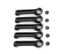 XWDPDNHHD Protection De Poignée De Porte Pour Jeep Pour Wrangler JK JKU (2007-2018) Pour Liberty (2008-2012) - Garniture De Poignée Extérieure Porte Poignées Couvre(Noir 1)