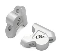 XWDPDNHHD Rehausseur de Guidon Rehausseur De Guidon De Moto pour B&MW R1200GS LC Adventure R1250GS ADV S1000XR R 1250 GS Pinces de Fixation(Argent 1)