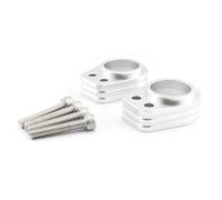 XWDPDNHHD Rehausseur de Guidon Rehausseurs De Guidon De Moto pour K&awasaki ZZR1200 ZZR 1200 Rehausseurs De Guidon Adaptés Rehausser L'extension Adaptateur De Serrage De Montage Pinces de Fixation