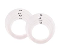 Xweptuy 8pcs Rings d'amortissement du Tambour, Silencieux de silences de Tambours pour Animaux Compagnie, Anneaux Commande