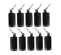 Xweptuy Pêcheur Lere Cage Metal Carpe Tackle de pêche Basquer Le Support d'appât du Support 10pcs 20g