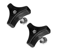 Xweptuy Pièces de Rechange pour Tondeuse à Gazon 2 pièces 2, 17x1, 69 Pouces Triple Angle Universel en Plastique et boulons de Remplacement étanches Accessoires Tondeuse à Gazon