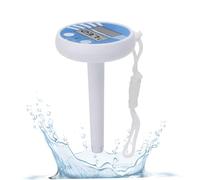 Xweptuy Thermomètre de Piscine jauge de température numérique à énergie Solaire avec Ficelle pour Piscine Spa Bain à remous étang