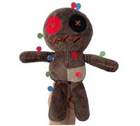 Xweptuy Voodoo Dolls Poupée effrayante en Coton et Polyester avec Impressions Difficiles, Vengeance effrayante, Jouets de Farce d'horreur négative pour collègue, Bureau, Rupture, Divorce
