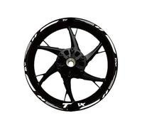 XWHYLL Autocollants Réfléchissants Jante Scooter Moto Yamaha T-MAX T-MAX 500 TMAX560 TMAX530 500 15 Pouces Roue 12 Pièces Classique Rayures Vinyle Réfléchissant Métal, Plastique, Verre Autocollant