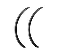 XWHYLL Bavettes de Voiture Garde Boue Universel pour Passage Roue Voiture Élargisseurs d'ailes Protecteurs Lèvres Sourcils Garnitures(Black-32)