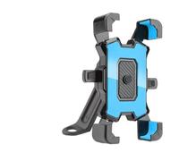 XWHYLL GPS pour téléphone Support Téléphone pour Moto Guidon Rétroviseur Clip pour Vélo Scooter IPhone Et Autres Téléphones Portables 4,8 À 6, Pouces Navigation pour Moto(Mirror-Blue)