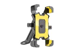 XWHYLL GPS pour téléphone Support Téléphone pour Moto Guidon Rétroviseur Clip pour Vélo Scooter IPhone Et Autres Téléphones Portables 4,8 À 6, Pouces Navigation pour Moto(Mirror-Yellow)