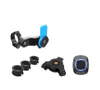 XWHYLL GPS pour téléphone Support Téléphone pour Rétroviseur Moto avec Amortisseur Vibrations - Pince Guidon Antivol 10-14 Mm pour Vélo/Scooter/VTT (Anti-secousses) Navigation pour Moto(Blue Sets C)