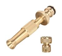 XWMHKKOQ Raccords de tuyau d'arrosage à connecteur rapide, connecteur de tuyau d'arrosage de 1,9 cm et 1,27 cm, adaptateur de tuyau d'arrosage à clipser, laiton massif, connecteurs de tuyau d'arrosage