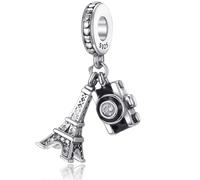 XWN Charme Perles en argent sterling 925 pour bracelet et collier Pandora Compatible avec bracelets européens pour femmes et filles