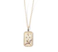 XWN Collier d'or avec signes du zodiaque, collier avec pendentif zodiacal, collier en acier inoxydable plaqué or avec signes du zodiaque, colliers avec pendentif pour femmes